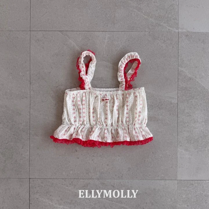 Ellymolly - Korean Children Fashion - #designkidswear - Vintage Veil Bustier