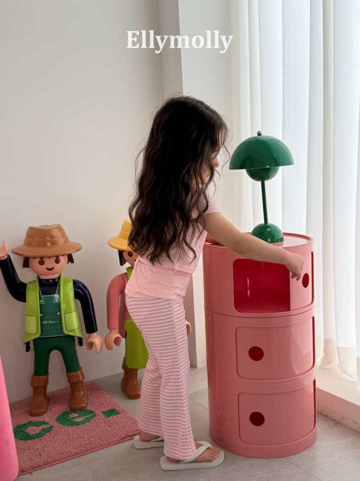 Ellymolly - Korean Children Fashion - #discoveringself - Pop Semi Flare Pants - 8