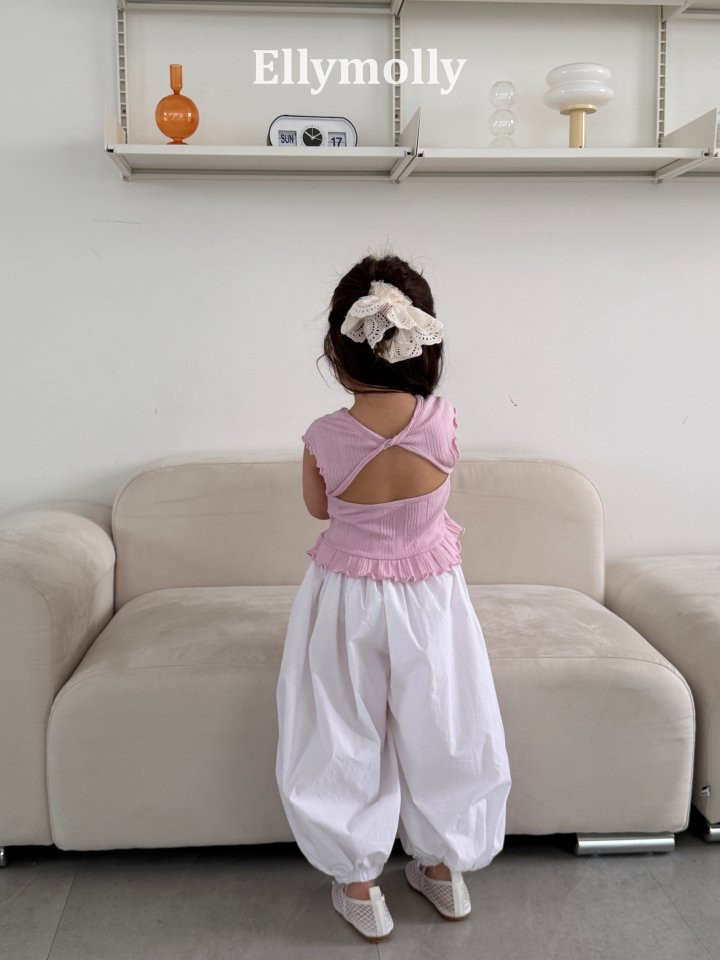 Ellymolly - Korean Children Fashion - #fashionkids - Back Muse Frill Tee - 8