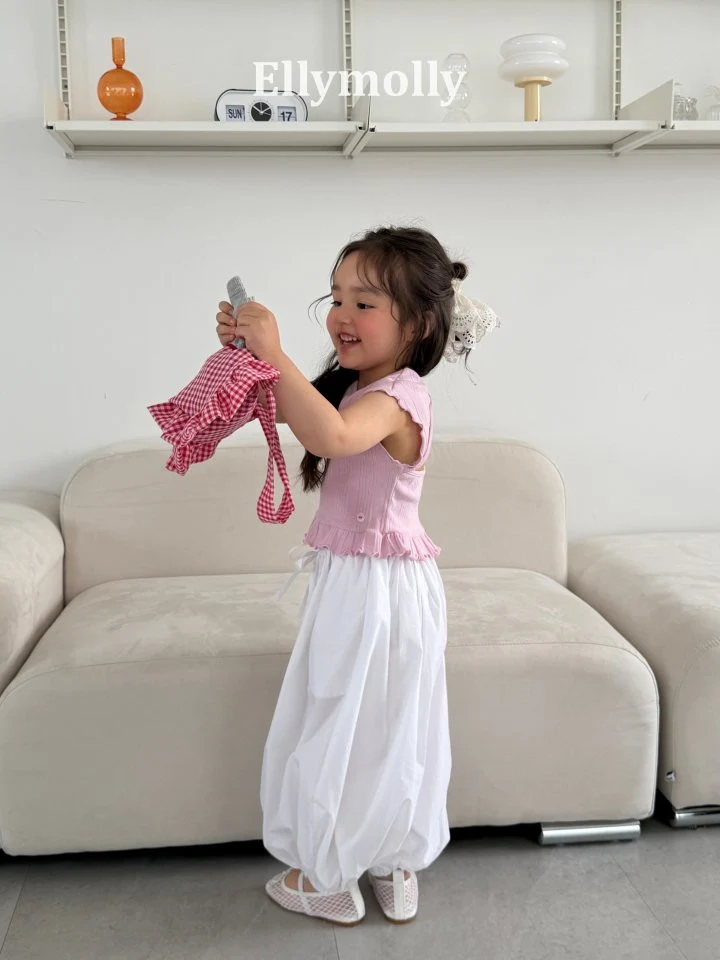 Ellymolly - Korean Children Fashion - #kidsshorts - Air Harem Pants - 9