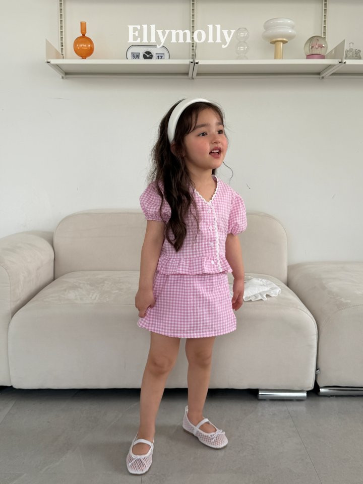 Ellymolly - Korean Children Fashion - #kidsshorts - Veil Lace Blouse - 5