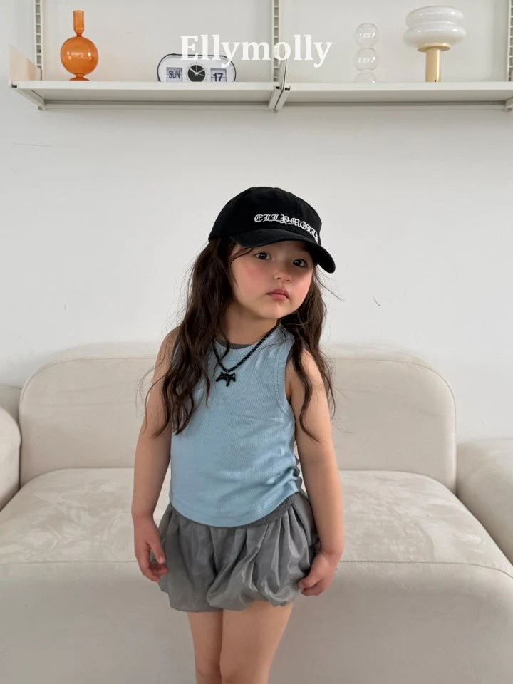 Ellymolly - Korean Children Fashion - #kidsshorts - Slime Layered Sleeveless - 4