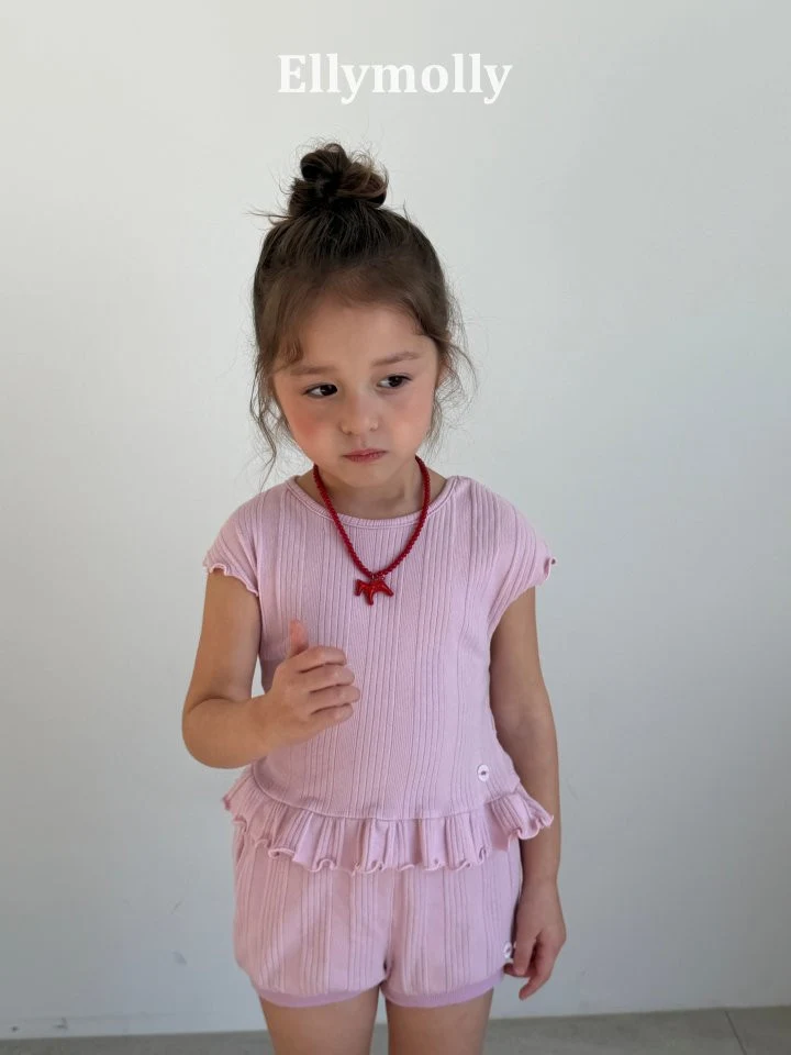 Ellymolly - Korean Children Fashion - #kidsstore - Back Muse Frill Tee - 10