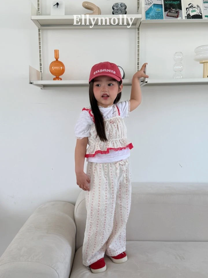 Ellymolly - Korean Children Fashion - #kidsshorts - Vintage Veil Pants - 4