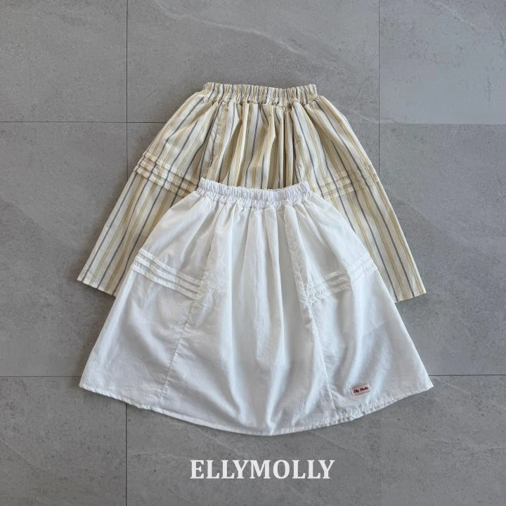 Ellymolly - Korean Children Fashion - #kidzfashiontrend - Blanche Long Skirt