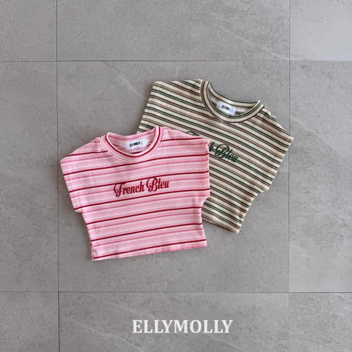 Ellymolly - Korean Children Fashion - #kidzfashiontrend - Jelly Wave Crop Top