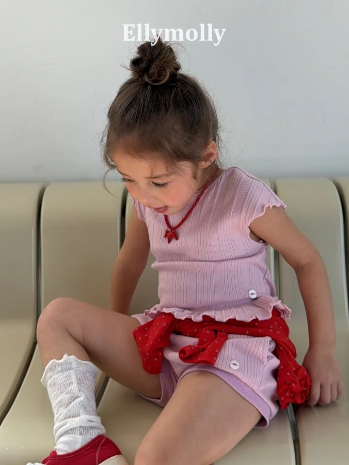 Ellymolly - Korean Children Fashion - #kidzfashiontrend - Back Muse Frill Tee - 11