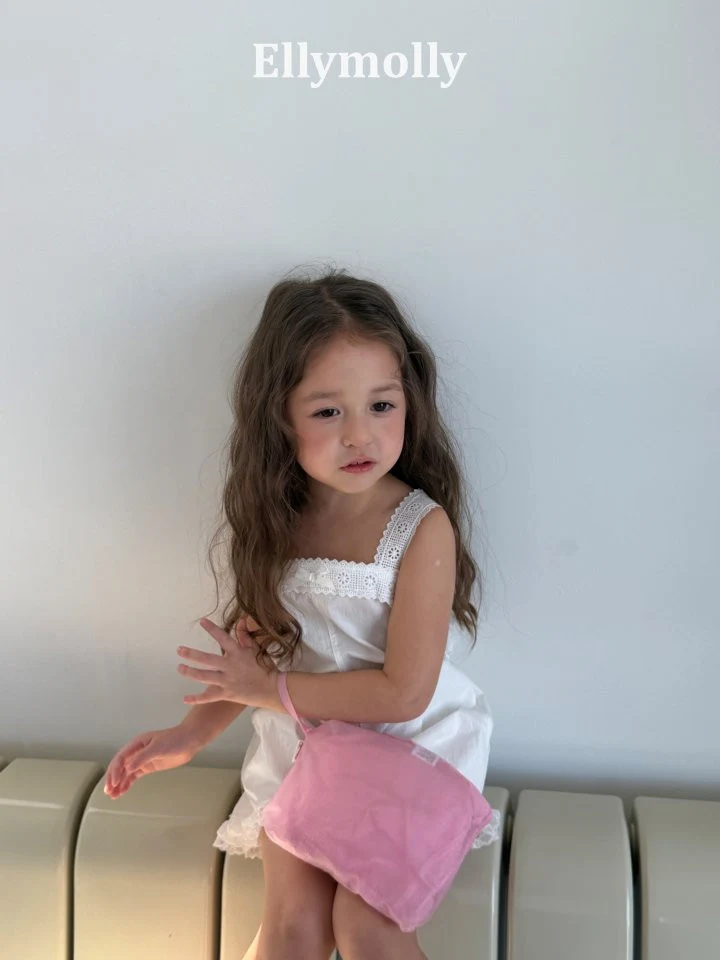 Ellymolly - Korean Children Fashion - #littlefashionista - Pure Lace Romper - 7