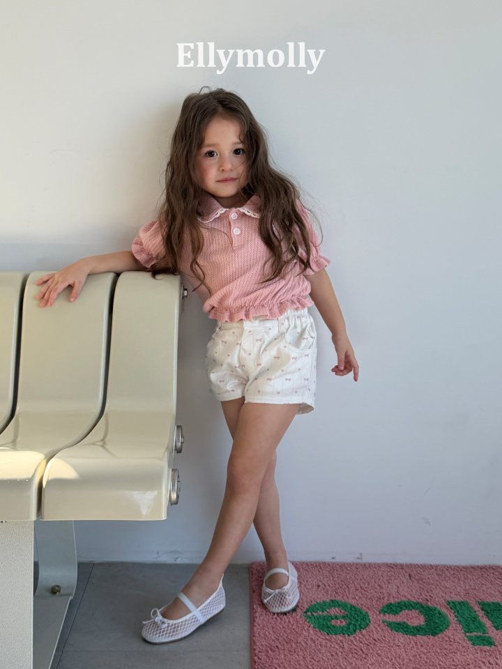 Ellymolly - Korean Children Fashion - #prettylittlegirls - Elly Ribbon Shorts - 2