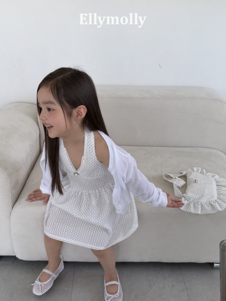 Ellymolly - Korean Children Fashion - #prettylittlegirls - Dot Halter One-piece - 11