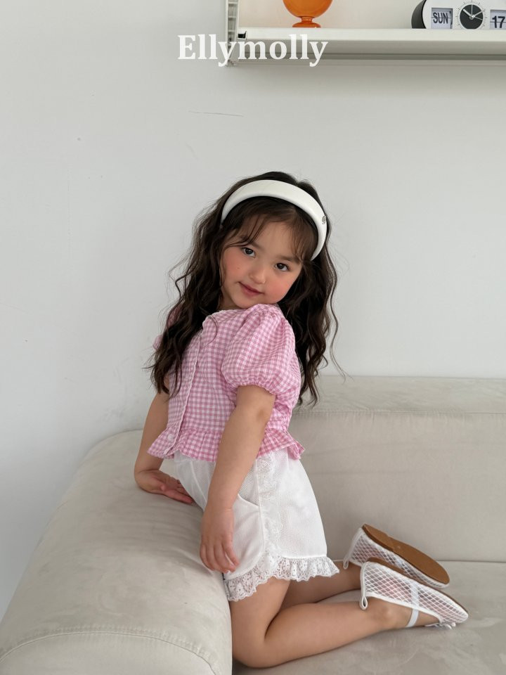 Ellymolly - Korean Children Fashion - #stylishchildhood - Mesh Frill Shorts - 6