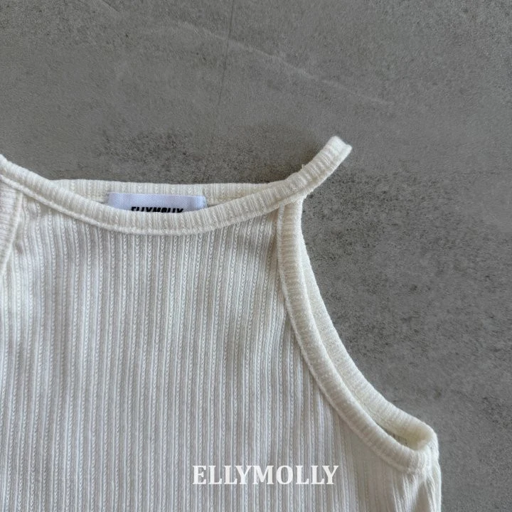 Ellymolly - Korean Children Fashion - #todddlerfashion - Clean V-Cut Sleeveless - 9