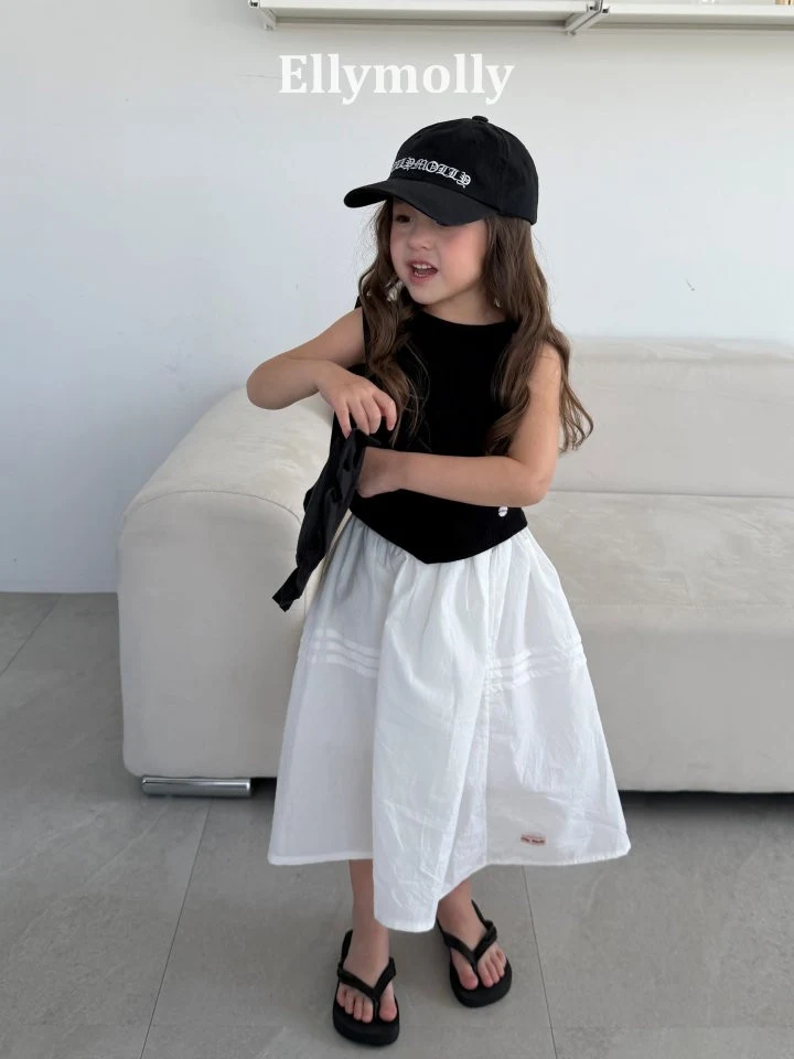 Ellymolly - Korean Children Fashion - #todddlerfashion - Blanche Long Skirt - 7
