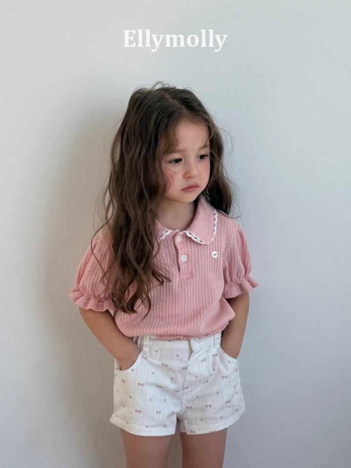 Ellymolly - Korean Children Fashion - #todddlerfashion - Elly Ribbon Shorts - 3