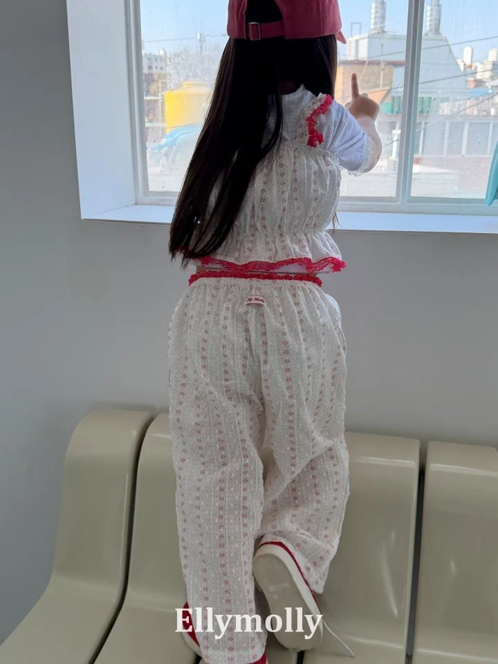 Ellymolly - Korean Children Fashion - #todddlerfashion - Vintage Veil Pants - 11