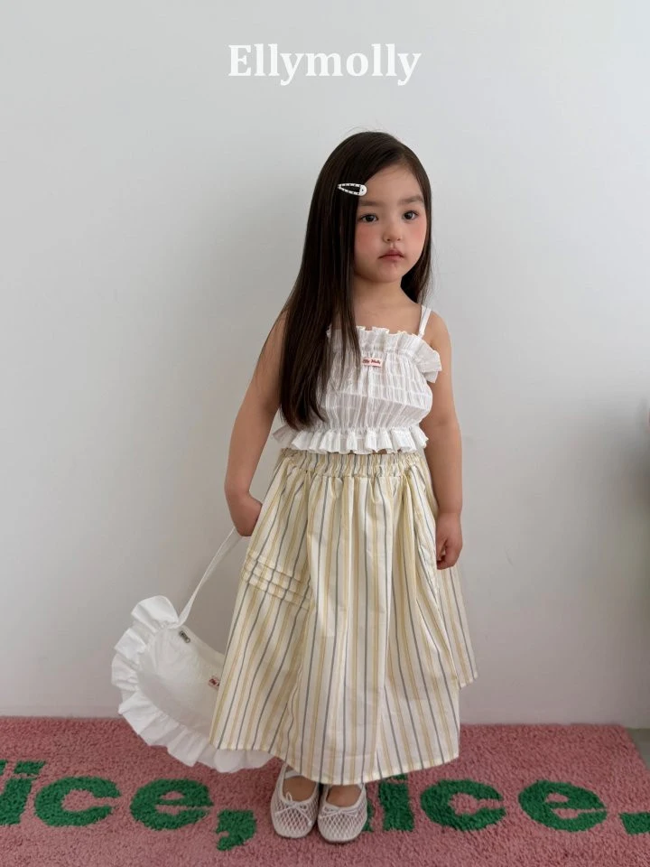 Ellymolly - Korean Children Fashion - #toddlerclothing - Blanche Long Skirt - 8