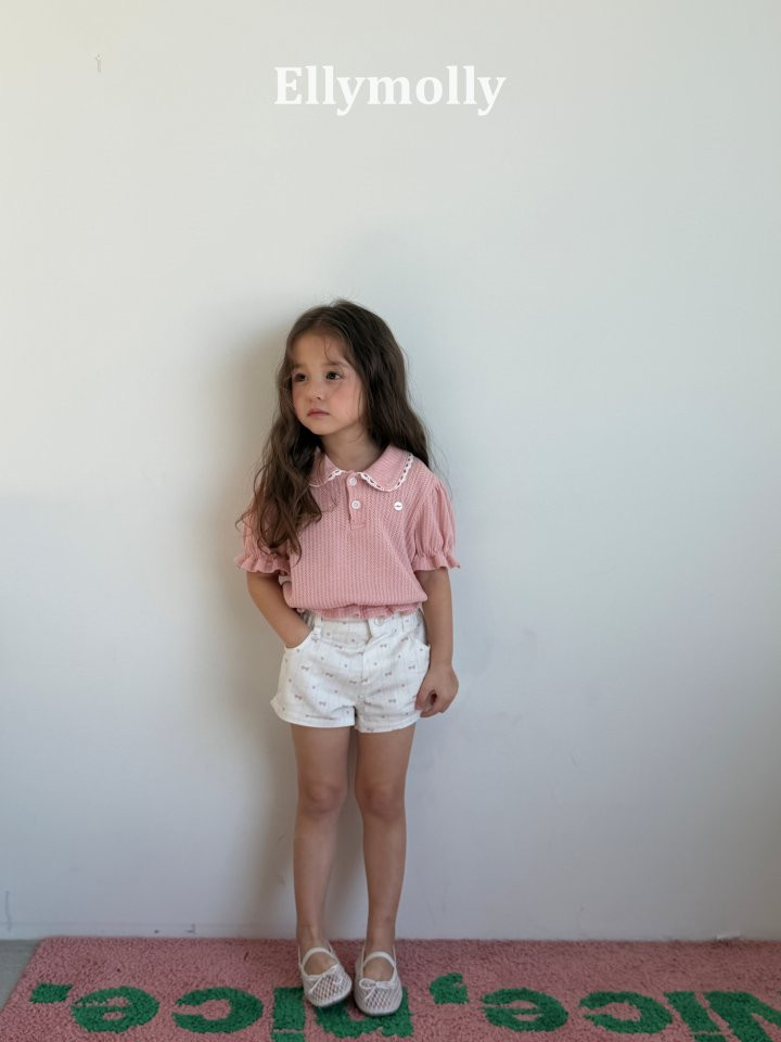 Ellymolly - Korean Children Fashion - #todddlerfashion - Elly Ribbon Shorts - 4