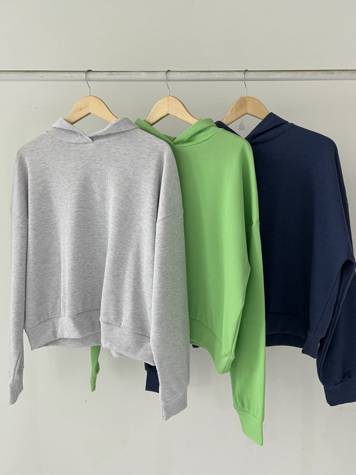 Enten - Korean Women Fashion - #momslook - Concept Hoodie Sweatshirt - 6