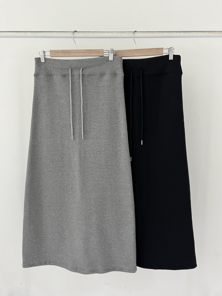 Enten - Korean Women Fashion - #momslook - Slit Skirt - 2