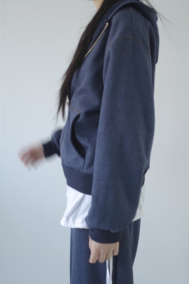 Enten - Korean Women Fashion - #momslook - Dochi Hooded Jumper - 6