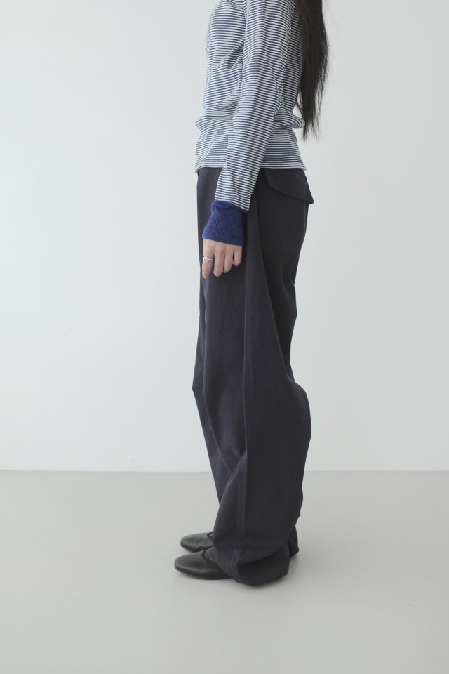 Enten - Korean Women Fashion - #vintagekidsstyle - Center Seam Pants - 4