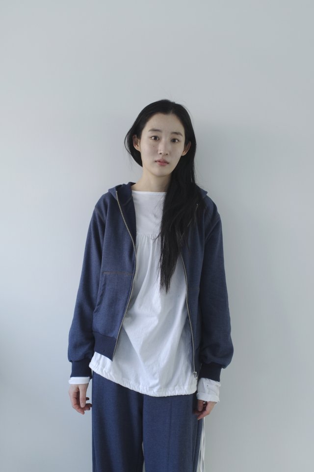Enten - Korean Women Fashion - #momslook - Dochi Hooded Jumper - 4