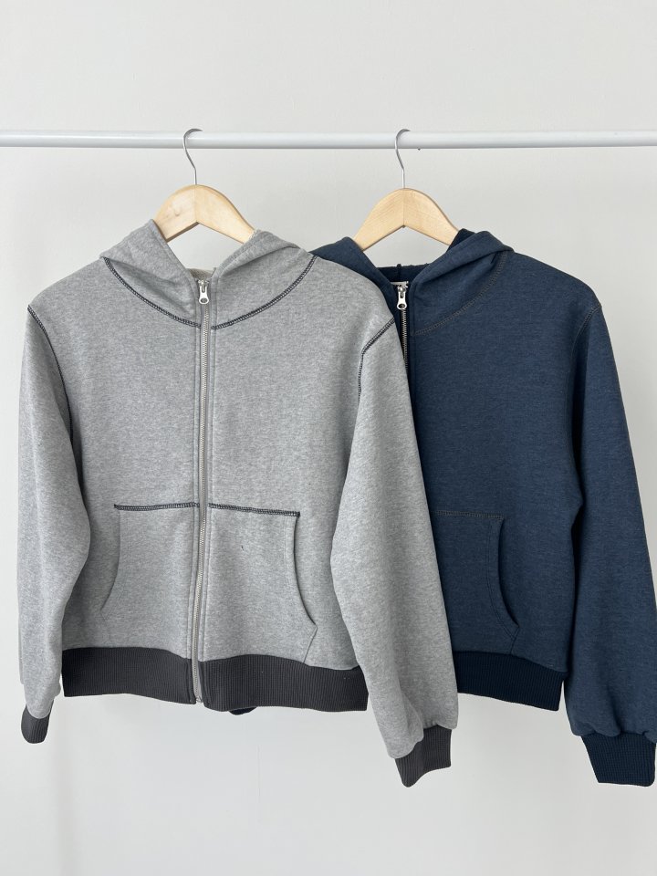 Enten - Korean Women Fashion - #womensfashion - Dochi Hooded Jumper - 8