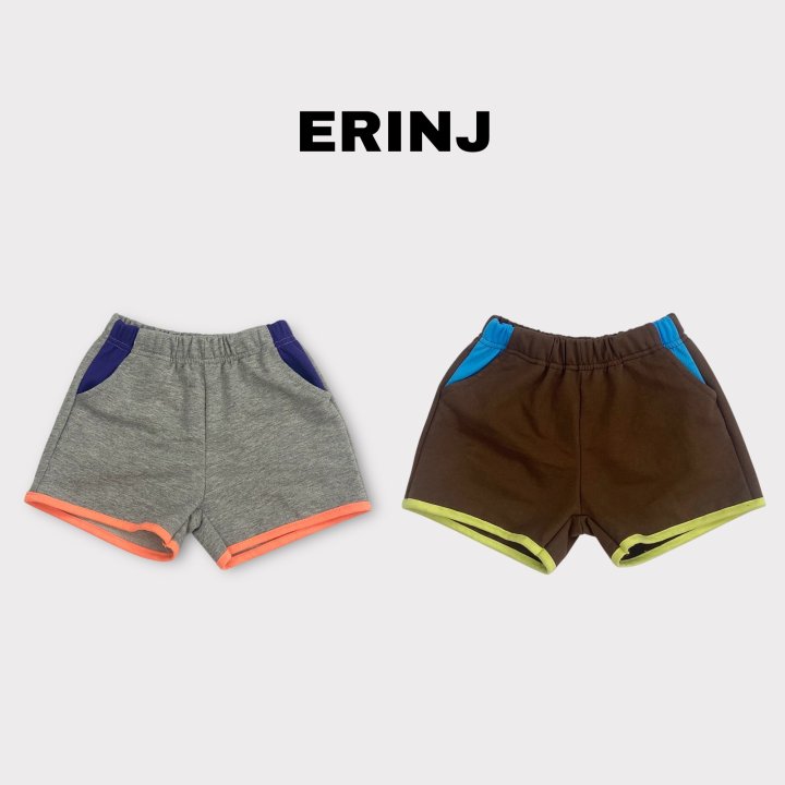 Erin J - Korean Children Fashion - #Kfashion4kids - Color Block Shorts