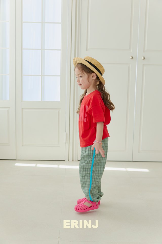 Erin J - Korean Children Fashion - #Kfashion4kids - Line Check Pants - 11