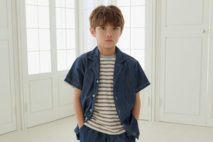 Erin J - Korean Children Fashion - #childofig - Erin Stripe Tee - 10