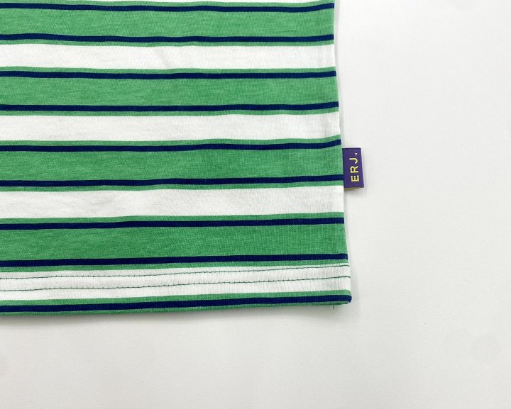 Erin J - Korean Children Fashion - #designkidswear - Pigment Border Tee - 7