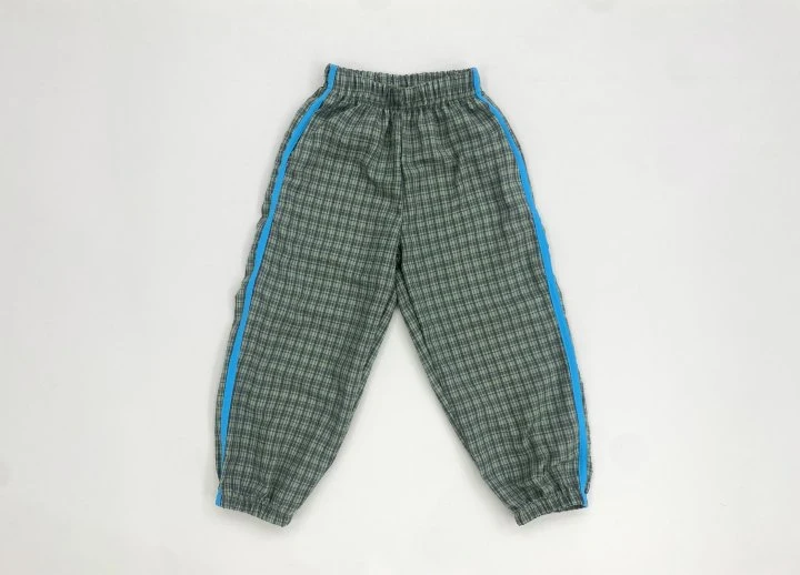 Erin J - Korean Children Fashion - #designkidswear - Line Check Pants - 5