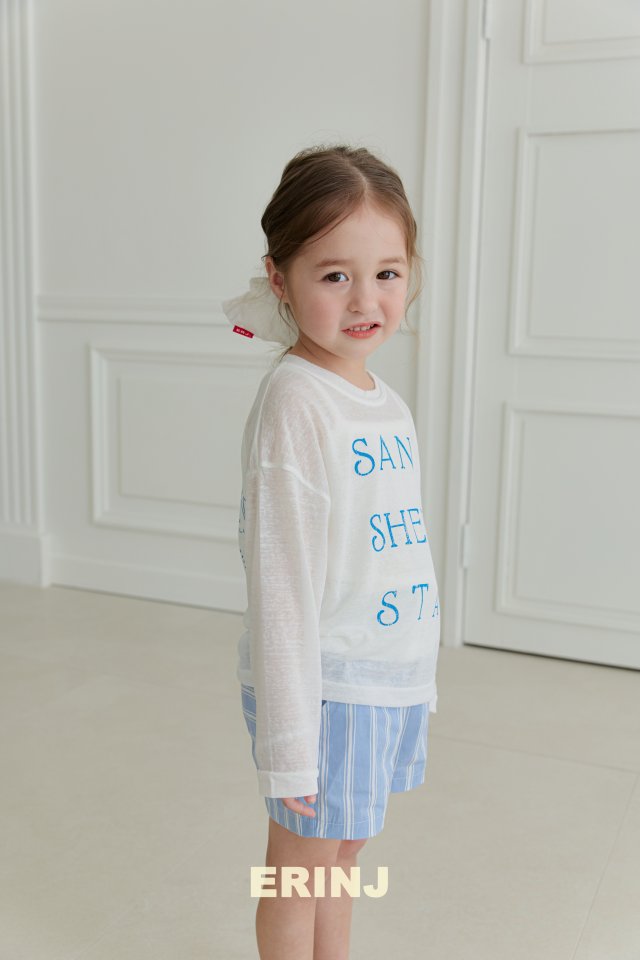 Erin J - Korean Children Fashion - #designkidswear - Striped Cotton Pants - 10