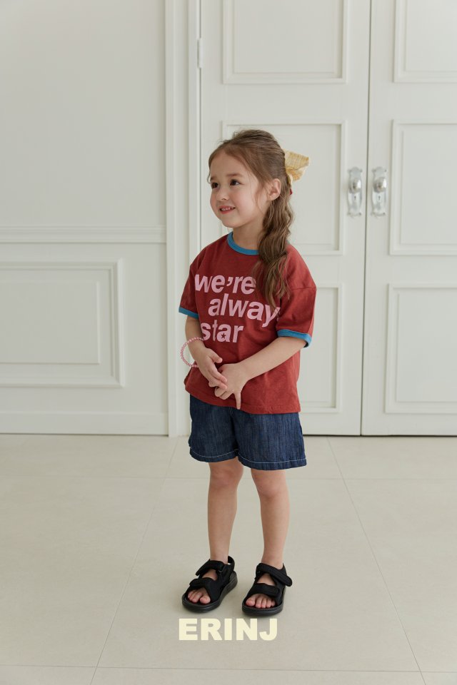 Erin J - Korean Children Fashion - #designkidswear - Viscose Denim Shorts - 9