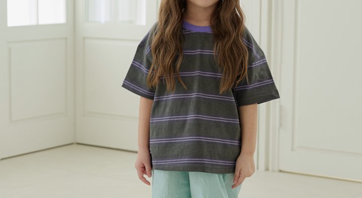Erin J - Korean Children Fashion - #discoveringself - Pigment Border Tee - 8