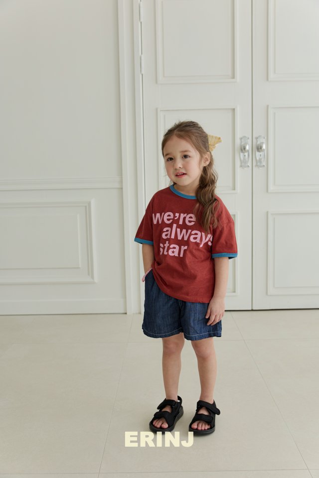 Erin J - Korean Children Fashion - #discoveringself - Viscose Denim Shorts - 10