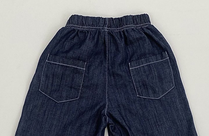 Erin J - Korean Children Fashion - #fashionkids - Viscose Wide Denim Pants - 6