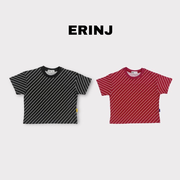 Erin J - Korean Children Fashion - #fashionkids - Diagonal Pigment Tee - 3