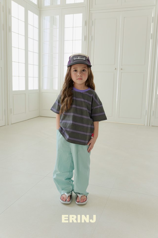 Erin J - Korean Children Fashion - #kidsshorts - Pigment Border Tee - 10