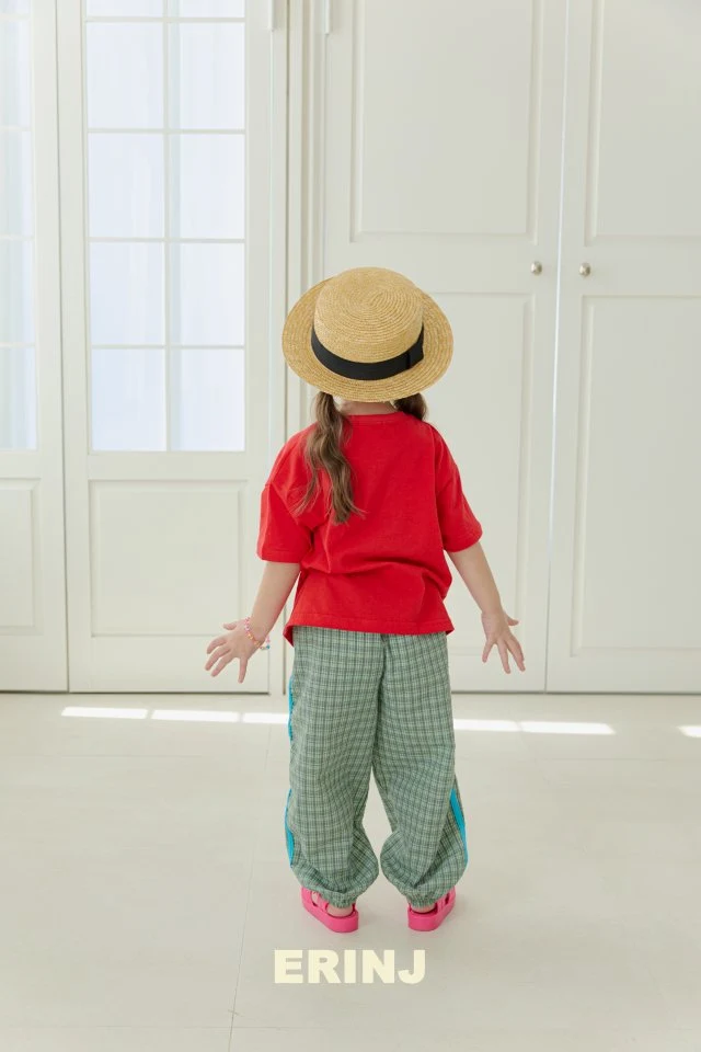Erin J - Korean Children Fashion - #kidsshorts - Line Check Pants - 8
