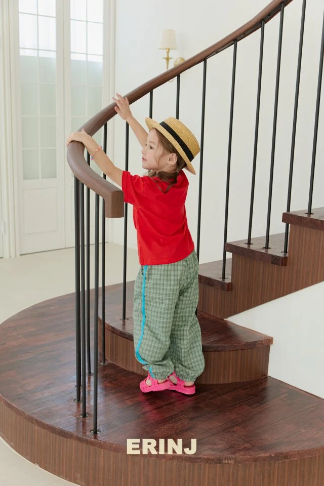 Erin J - Korean Children Fashion - #kidsstore - Line Check Pants - 9