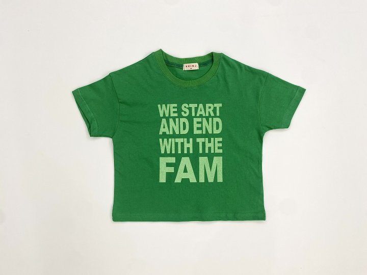Erin J - Korean Children Fashion - #kidsshorts - FAM Color Tee - 4