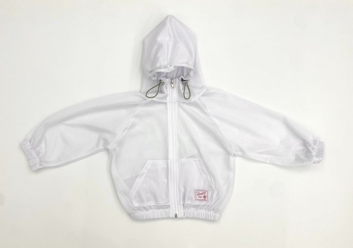 Erin J - Korean Children Fashion - #kidsshorts - Mesh Hooded Jumper - 4