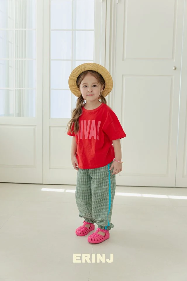Erin J - Korean Children Fashion - #kidzfashiontrend - Line Check Pants - 10