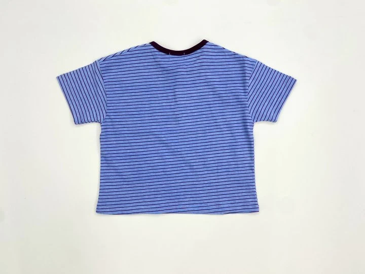Erin J - Korean Children Fashion - #kidzfashiontrend - Henley Neck Pigment Tee - 6