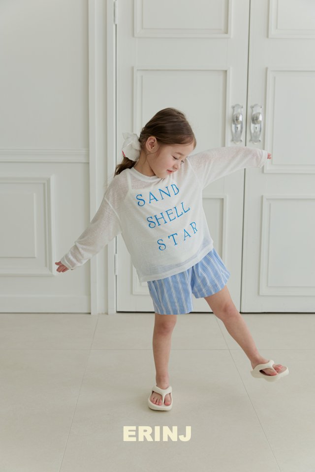 Erin J - Korean Children Fashion - #kidzfashiontrend - Striped Cotton Pants