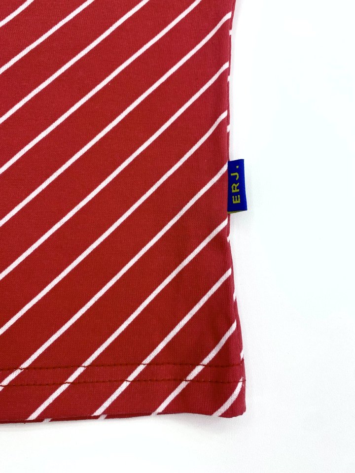 Erin J - Korean Children Fashion - #kidzfashiontrend - Diagonal Pigment Tee - 6