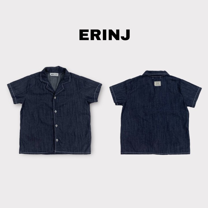 Erin J - Korean Children Fashion - #kidzfashiontrend - Viscose Denim Shirt