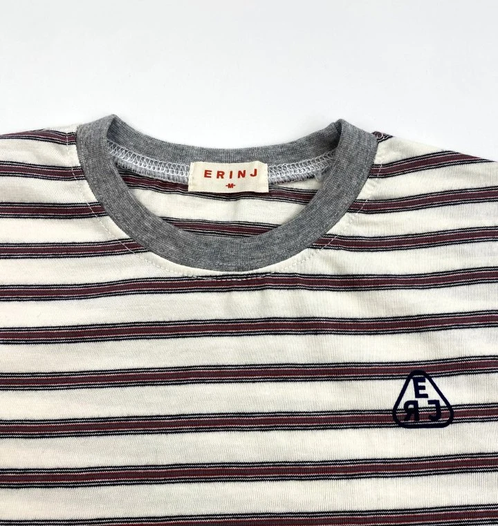 Erin J - Korean Children Fashion - #magicofchildhood - Erin Stripe Tee - 6