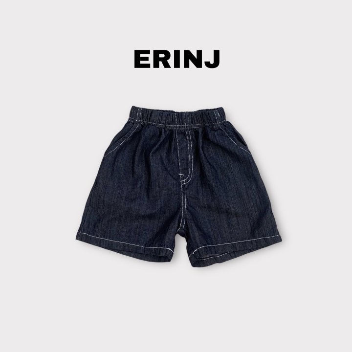 Erin J - Korean Children Fashion - #magicofchildhood - Viscose Denim Shorts - 3